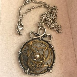 Alchemy Gothic Anguistralobe Pendant Necklace 21”